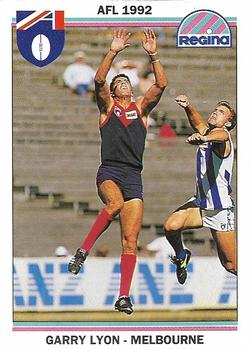 1992 AFL Regina #63 Garry Lyon Front